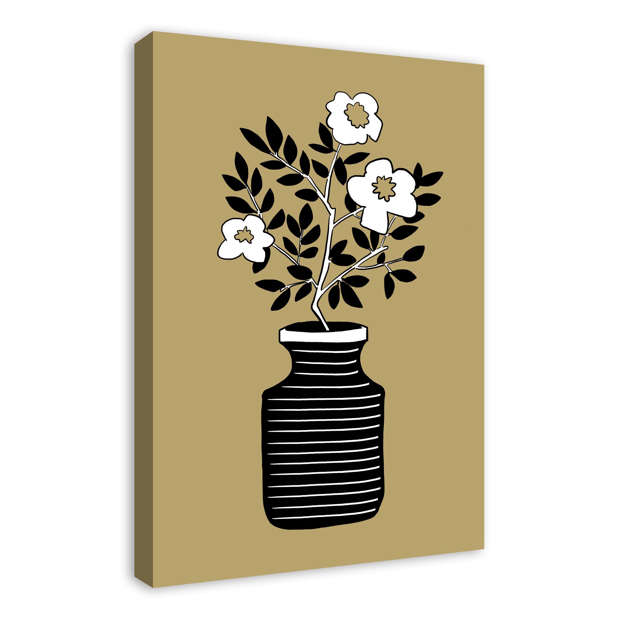 Designs Direct Boho Plant Canvas Wall Art